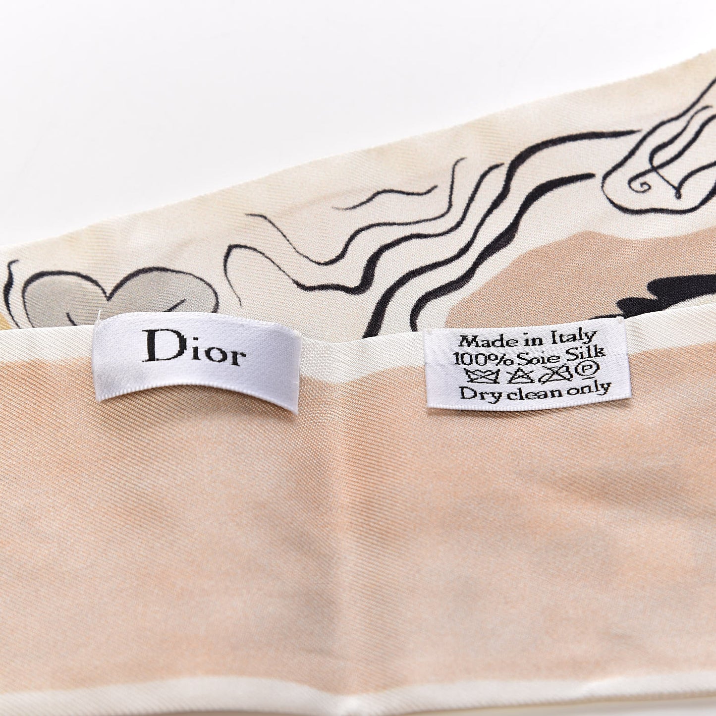 Silk Damier Mitzah Scarf