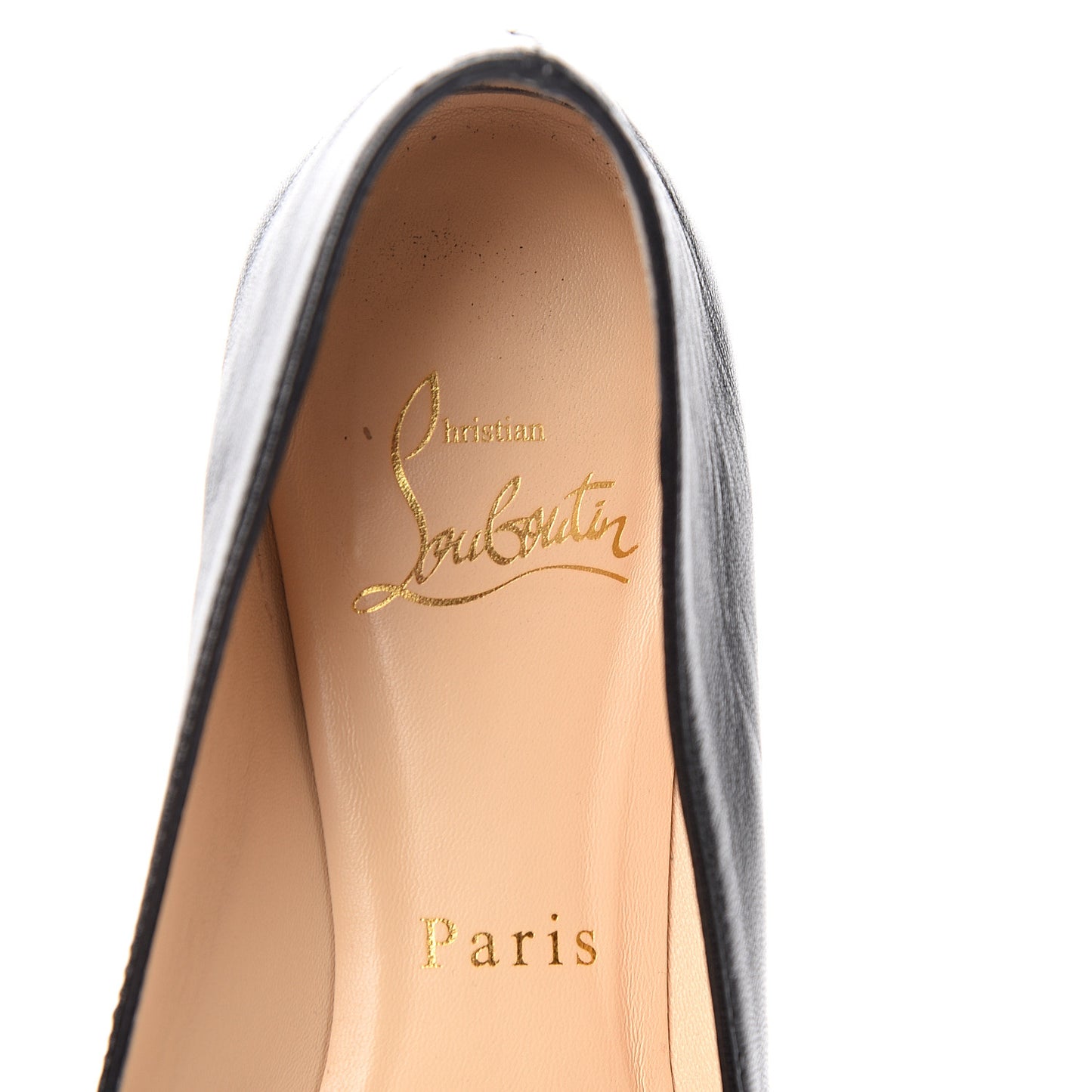 Shiny Nappa Ballalla Flats 38 Black