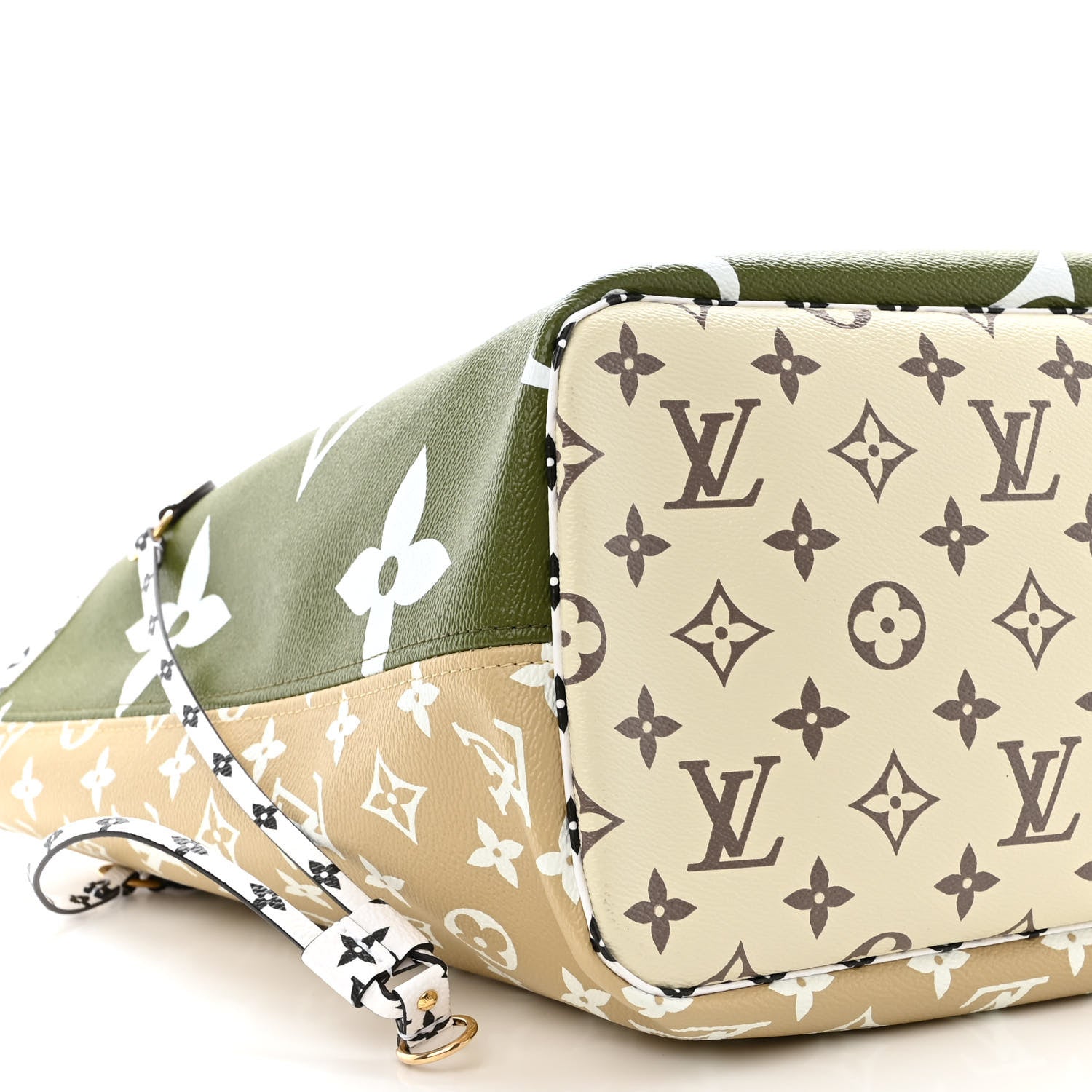 Louis Vuitton Monogram Giant Neverfull MM Kaki 11 of 12