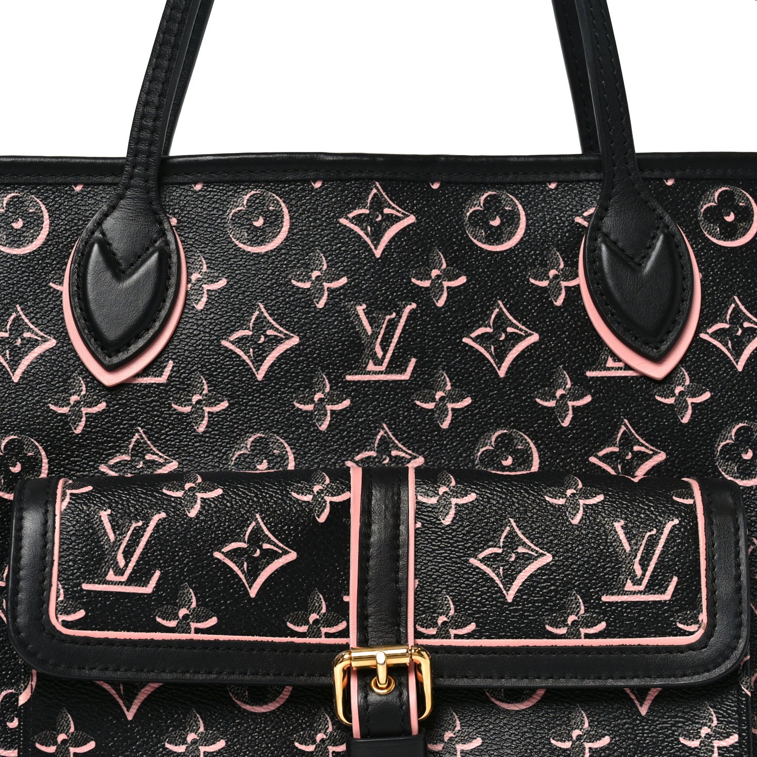 Louis Vuitton Monogram Fall For You Neverfull MM Black 8 of 12