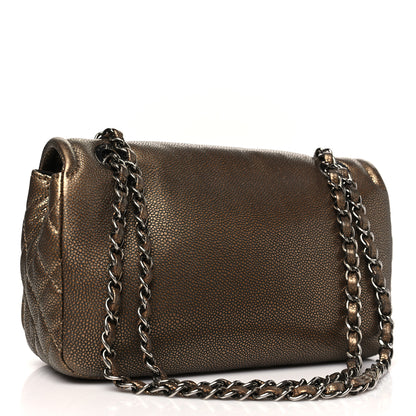 Chanel Metallic Caviar Medium Timeless CC Flap Bronze Bronze 3 of 11