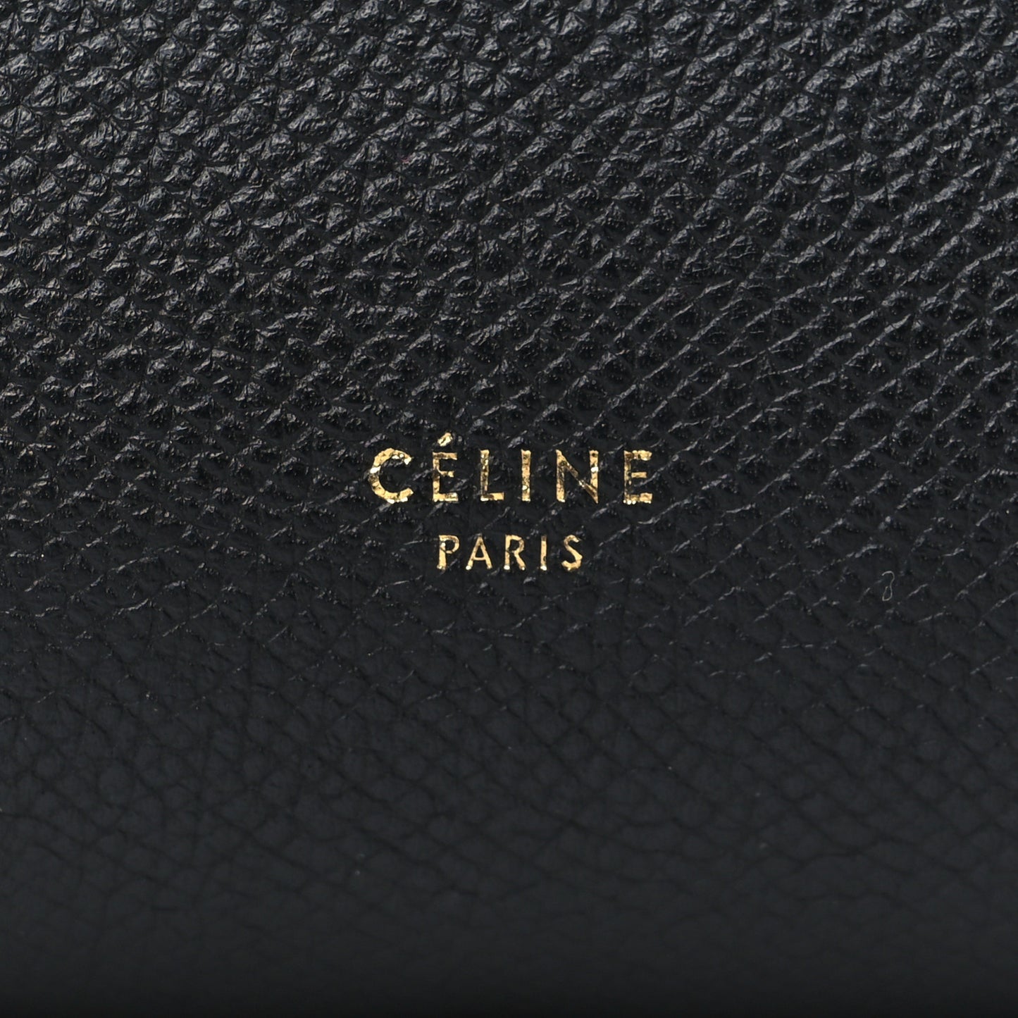 Grained Calfskin Mini Belt Bag Black