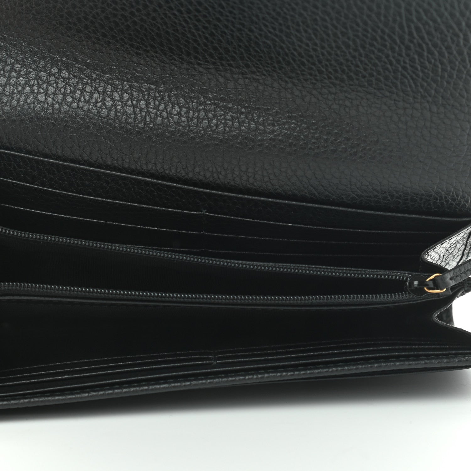 Gucci Calfskin Garden Continental Wallet Black 5 of 7