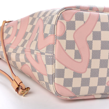 Louis Vuitton Damier Azur Tahitienne Neverfull MM 10 of 11