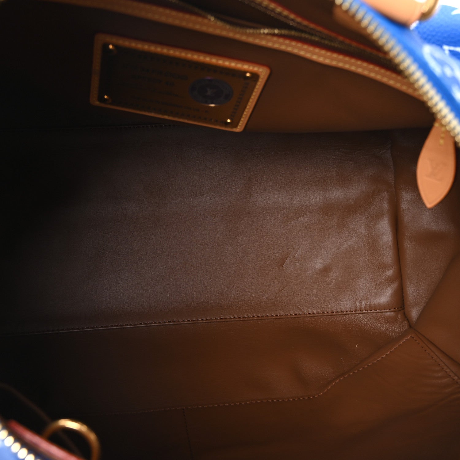 Louis Vuitton Calfskin Monogram Speedy P9 Bandouliere 40 Blue 6 of 10