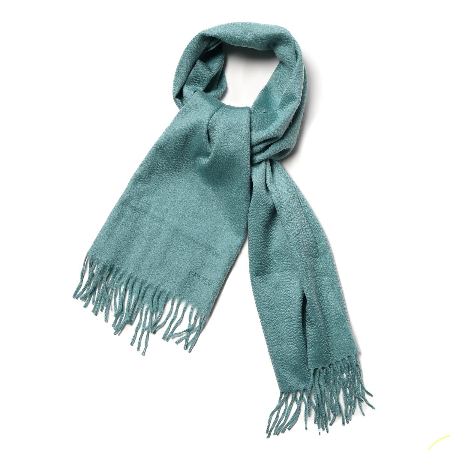 Hermes Cashmere Fringe Scarf 1 of 4