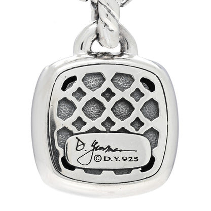 David Yurman Sterling Silver 14K Yellow Gold Diamond Black Orchid 14mm Albion Pendant Necklace 5 of 5