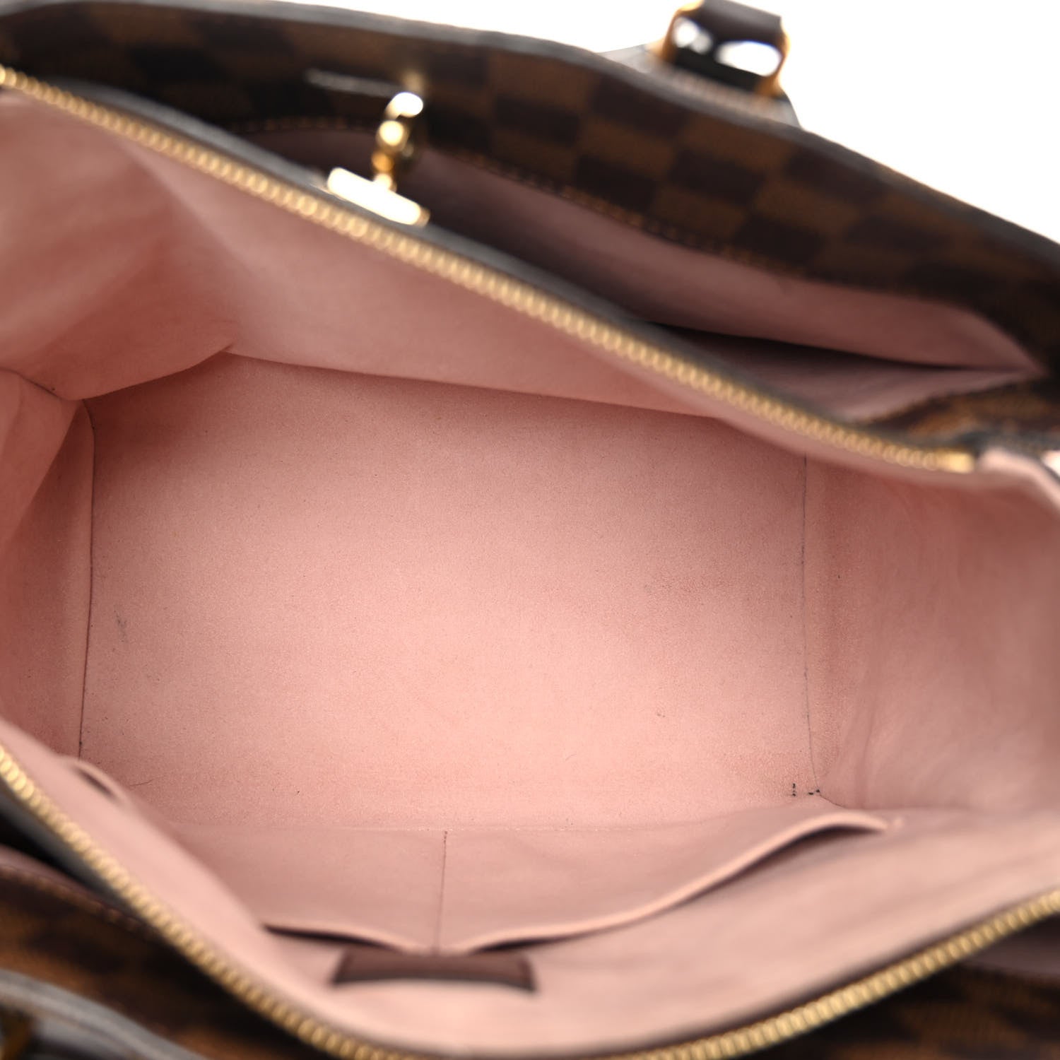Louis Vuitton Cuir Taurillon Damier Ebene Normandy Magnolia 5 of 11