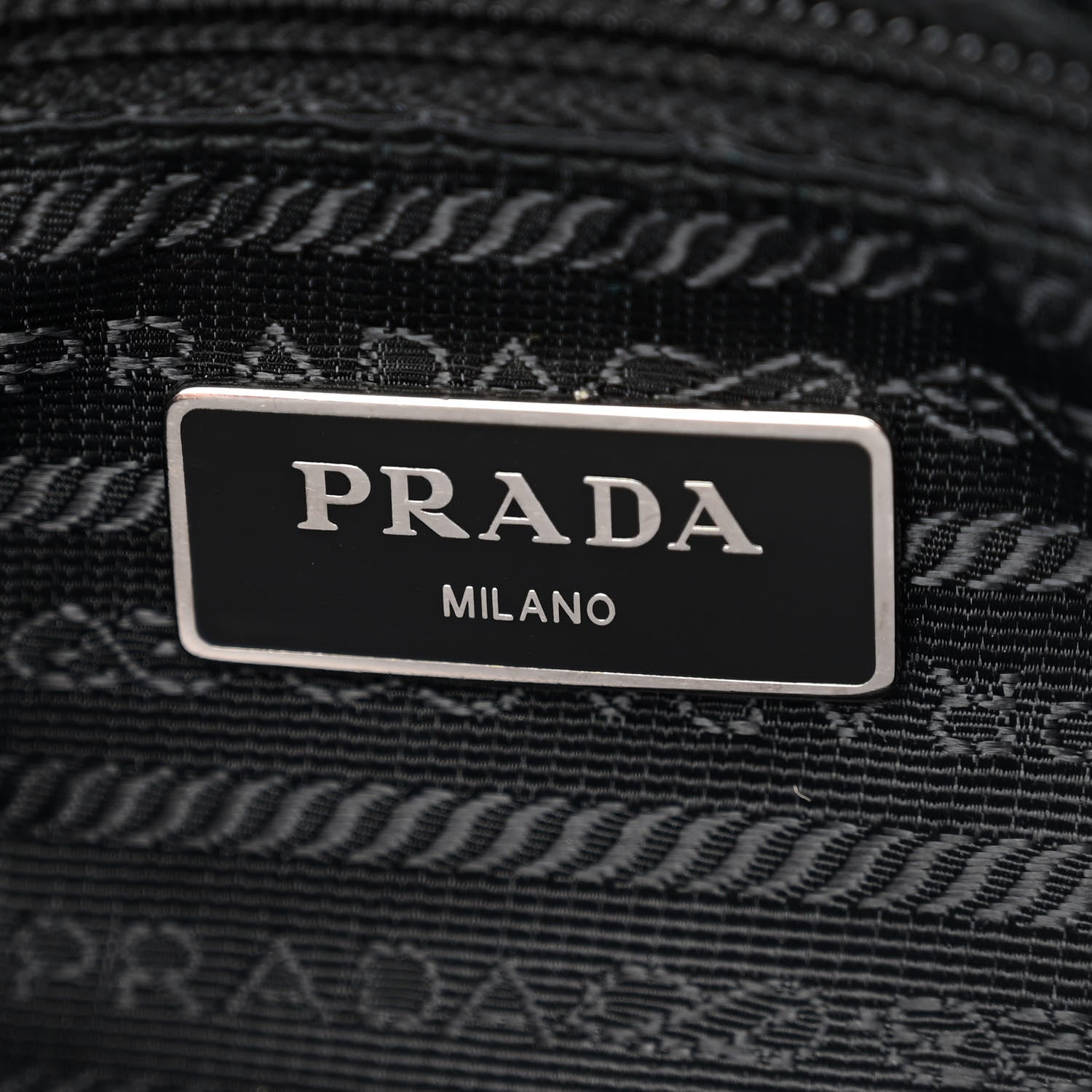 Prada Tessuto Nylon Messenger Bag Black 6 of 13