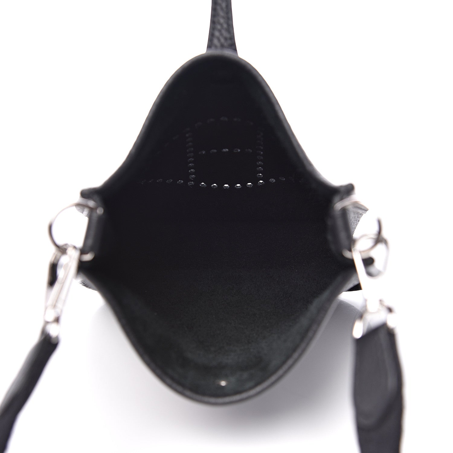 Hermes Taurillon Clemence Evelyne TPM Black 4 of 9