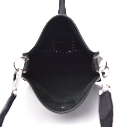 Hermes Taurillon Clemence Evelyne TPM Black 4 of 9