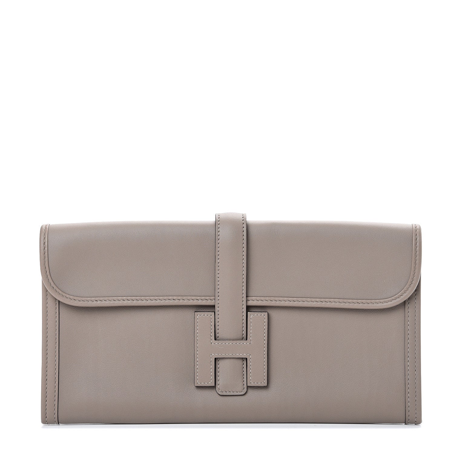 Hermes Swift Jige Elan 29 Clutch Gris Asphalte 1 of 8