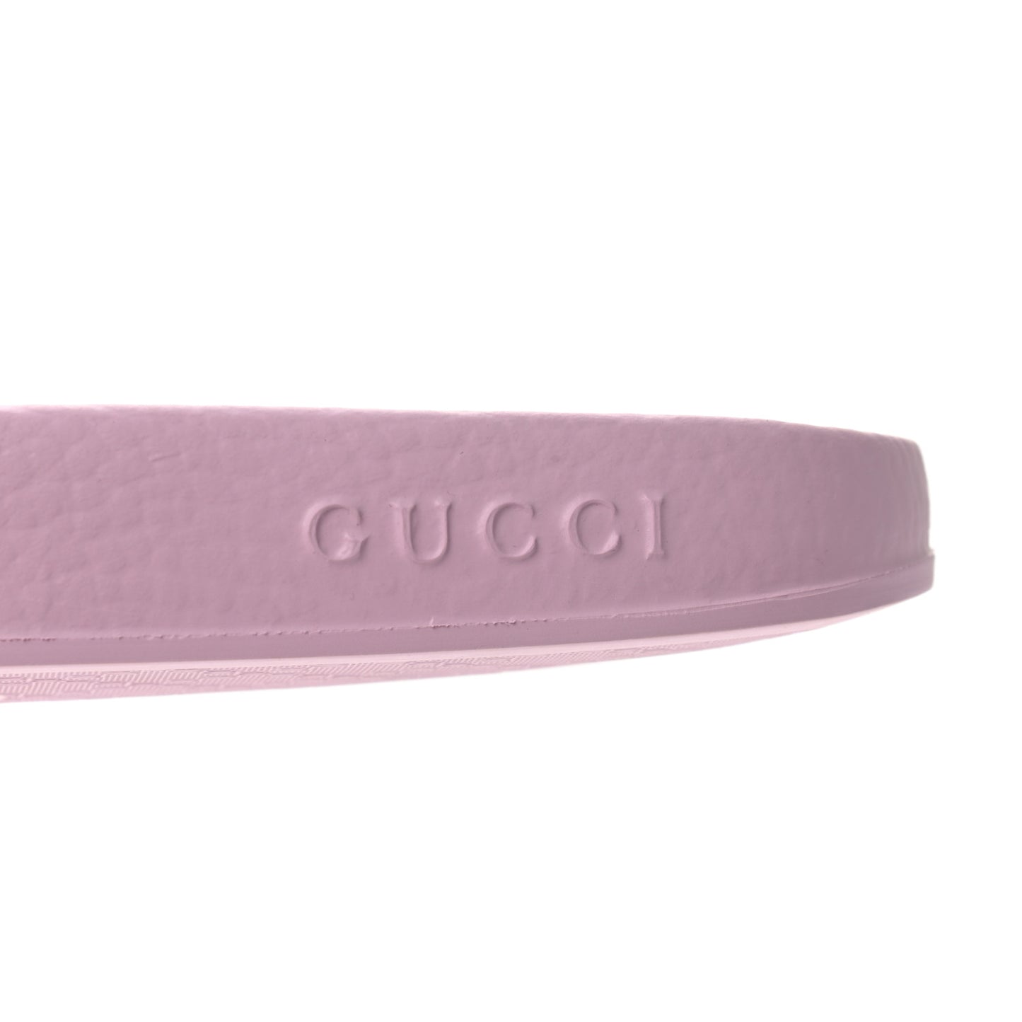 GG Supreme Monogram Apple Slide Sandals 38 Pink Multicolor