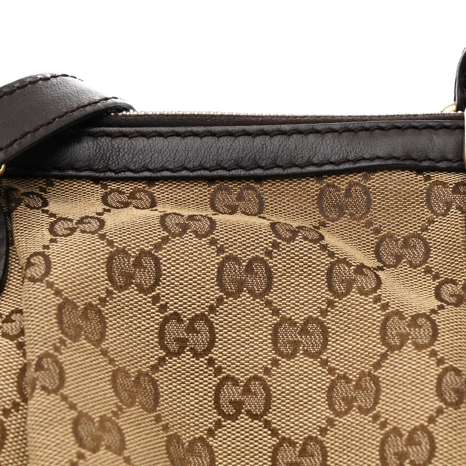 Gucci Monogram Medium Sukey Top Handle Dark Brown 8 of 11