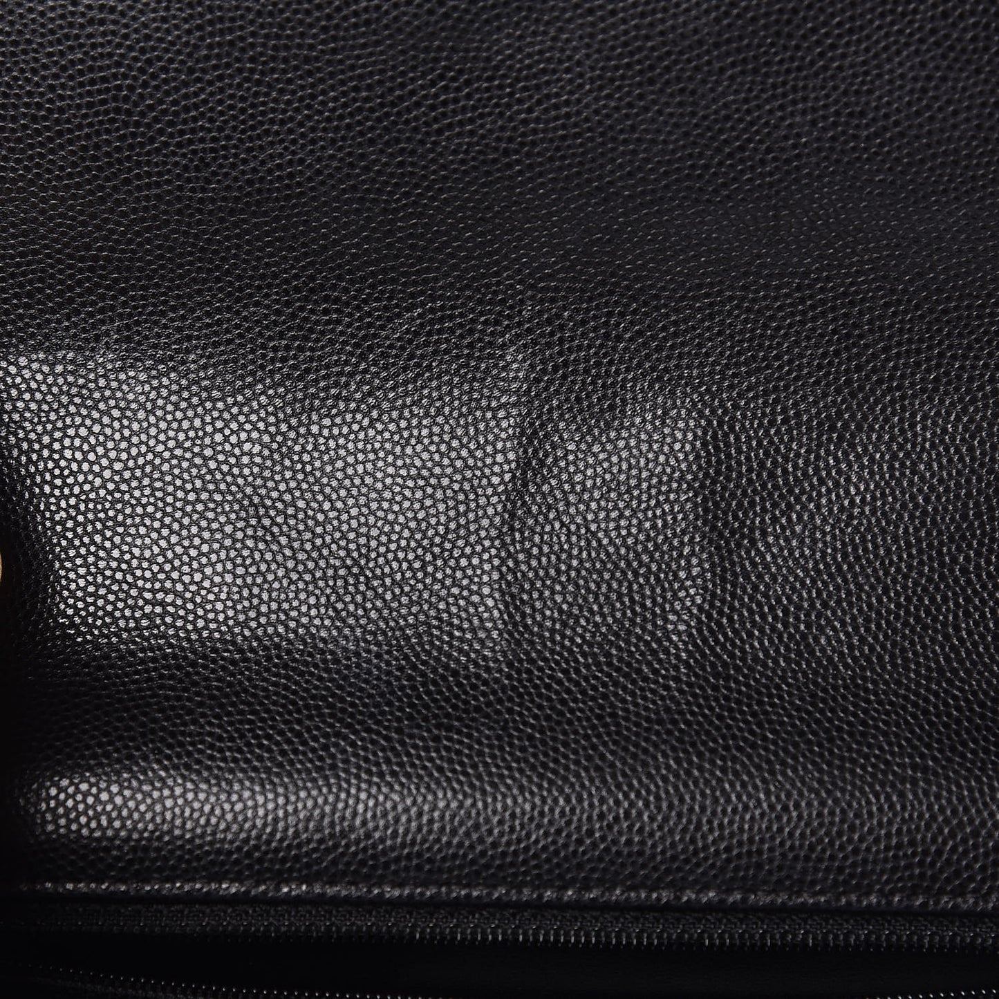 Caviar Quilted Mini Rectangular Flap Black