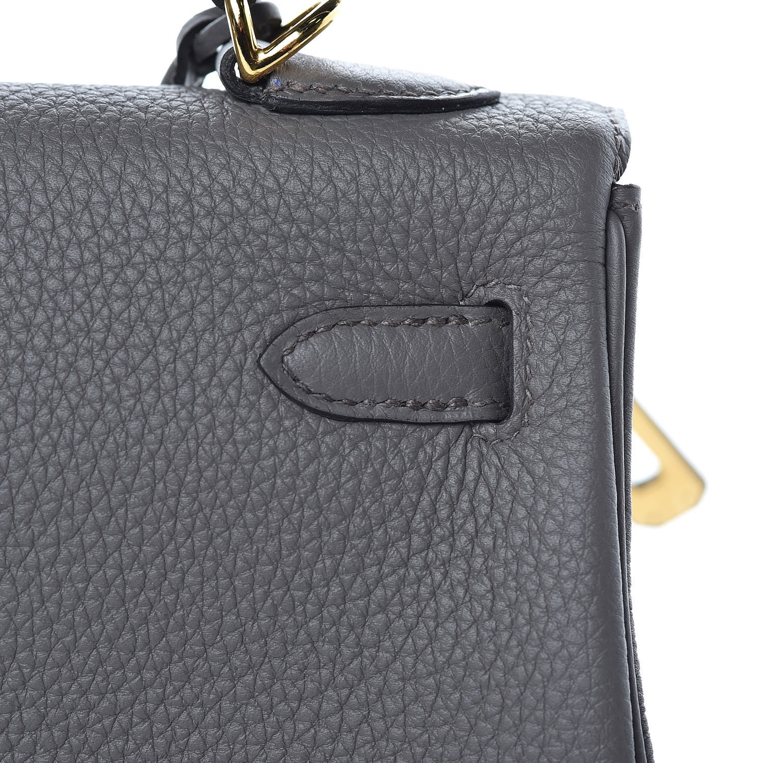 Hermes Togo Kelly Retourne 25 Etain 21 of 32