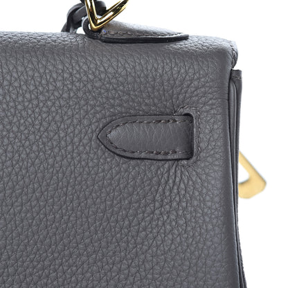 Hermes Togo Kelly Retourne 25 Etain 21 of 32