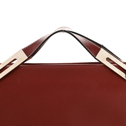 Loewe Grained Calfskin Small Missy Bag Wine 8 of 10