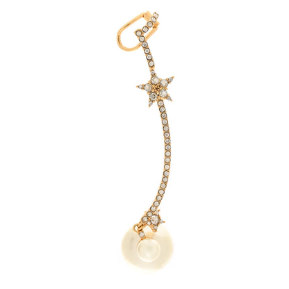 Christian Dior Pearl Star Earring Gold 1 of 4