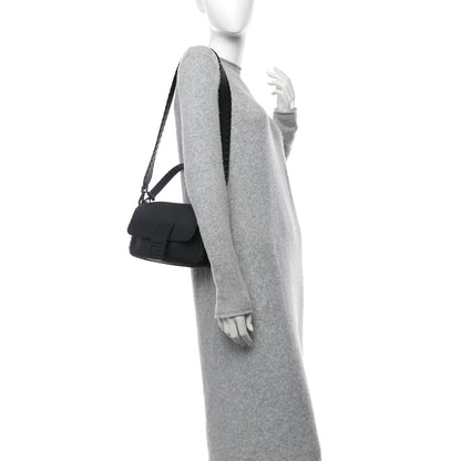 Fendi Cuoio Romano Selleria Baguette Black Black 2 of 12