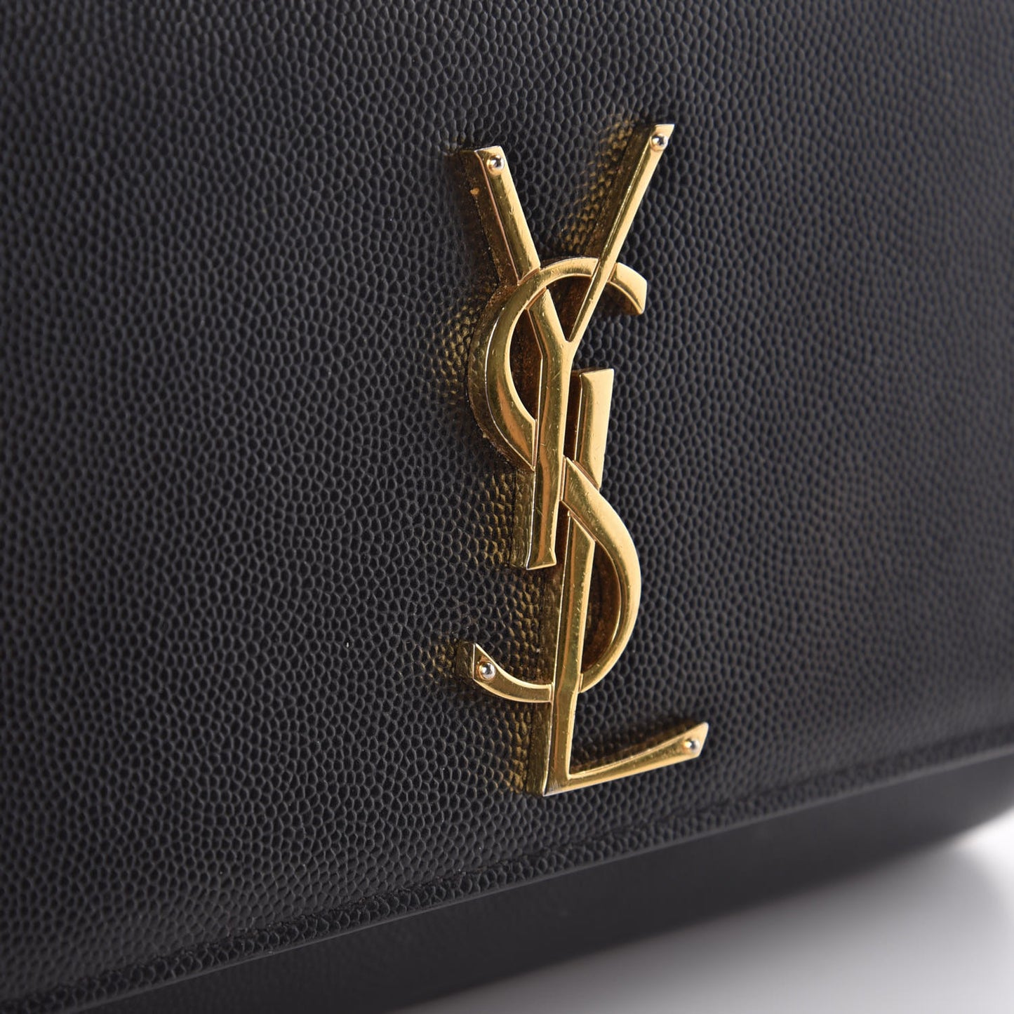 Grain De Poudre Small Monogram Kate Satchel Black