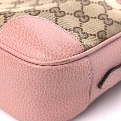 Gucci Monogram Mini Bree Messenger Bag Beige Soft Pink 10 of 17