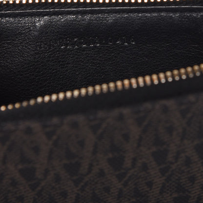 Saint Laurent Classic Toile Monogram 4 Fragments Zip Pouch Black 7 of 8