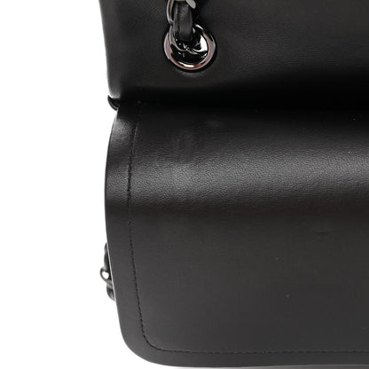 Chanel Lambskin Chevron Quilted Jumbo Double Flap So Black 12 of 13