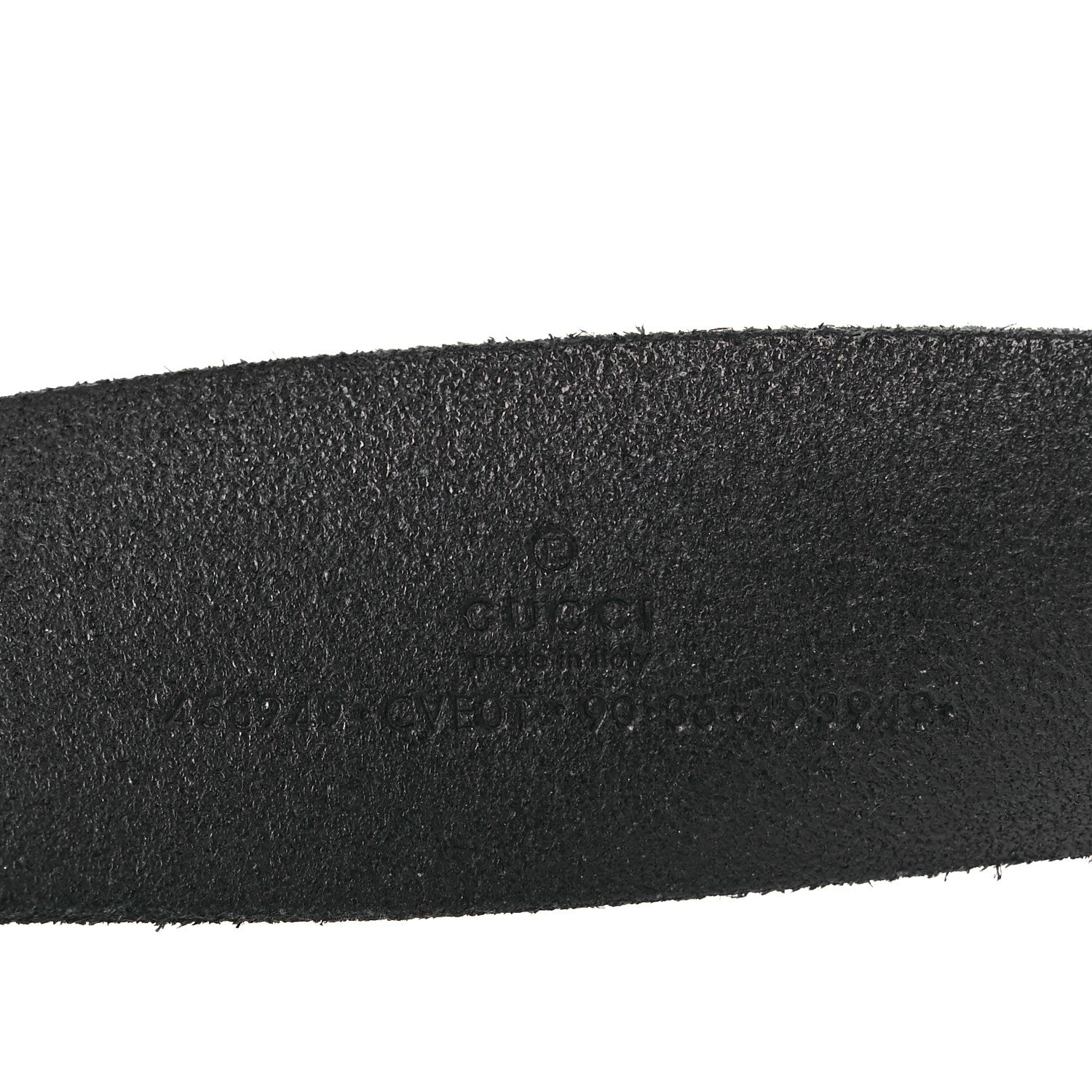 Gucci Faded Calfskin Snake Double G 40mm Belt 90 36 Black 2 of 7