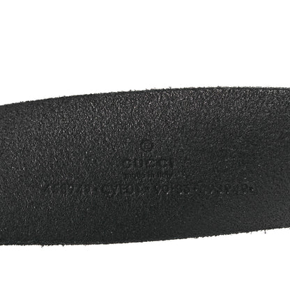 Gucci Faded Calfskin Snake Double G 40mm Belt 90 36 Black 2 of 7