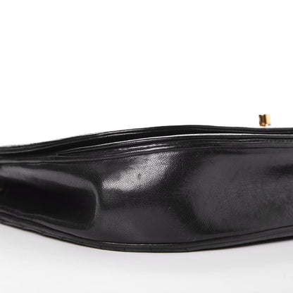 Chanel Lambskin Horizontal Quilted Small Single Flap Black 11 of 13