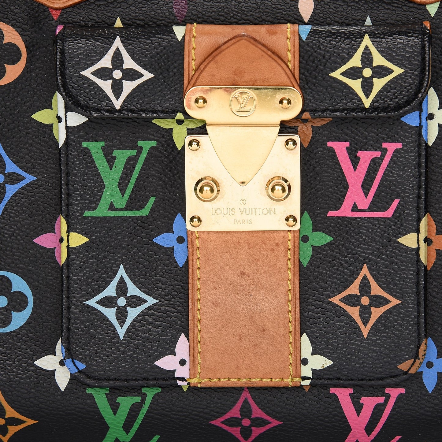 Monogram Multicolor Speedy 30 Black