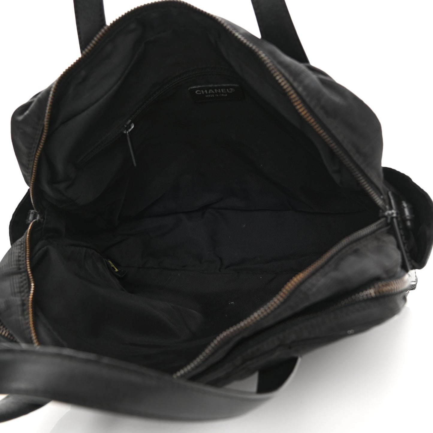 Nylon Travel Tote Black