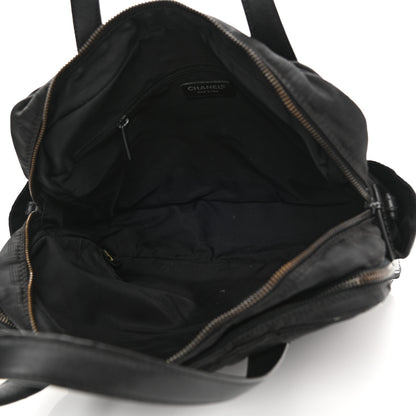 Chanel Nylon Travel Tote Black 5 of 11