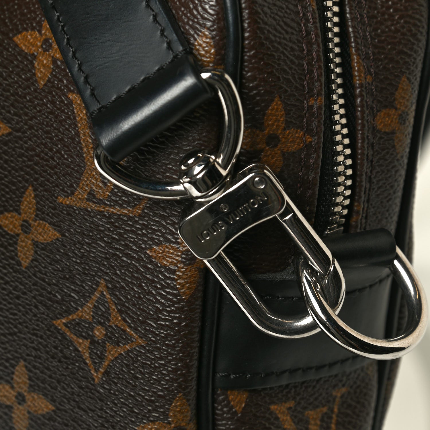 Louis Vuitton Monogram Macassar Porte-Documents Voyage PM 9 of 12