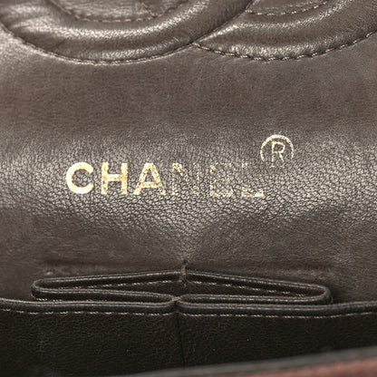 Chanel Jersey Quilted Small Double Flap Brown 7 of 9