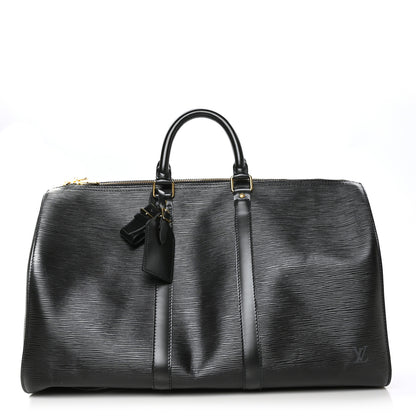 Louis Vuitton Epi Keepall 45 Black 1 of 6
