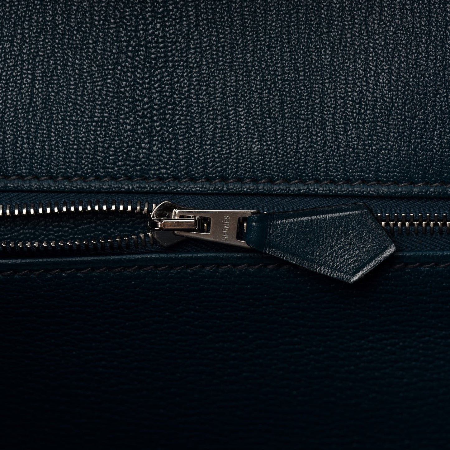 Box Guilloche Birkin 35 Bleu De Prusse