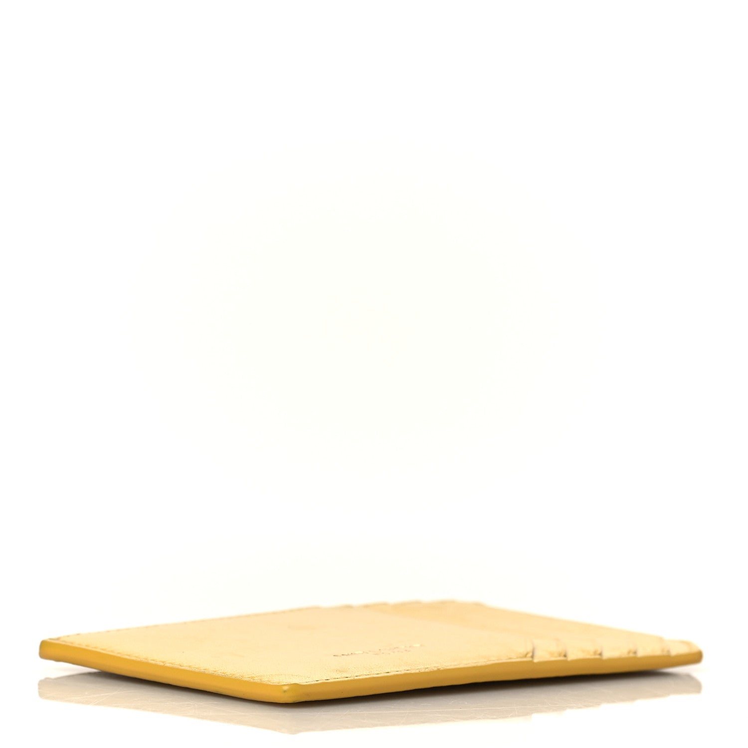 Saint Laurent Calfskin 5 Fragments Card Holder Sunflower 4 of 7