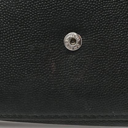Chanel Caviar Sevruga Wallet On Chain WOC Black 13 of 25