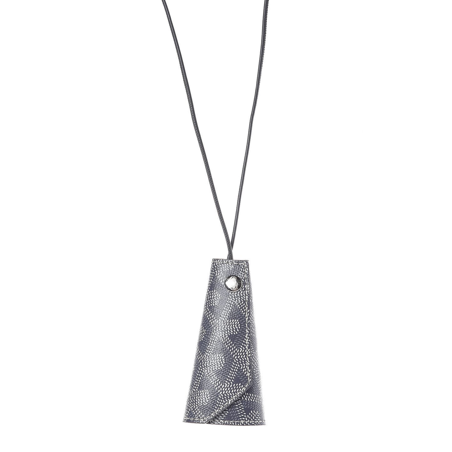 Goyardine Chambellan Bag Charm Grey