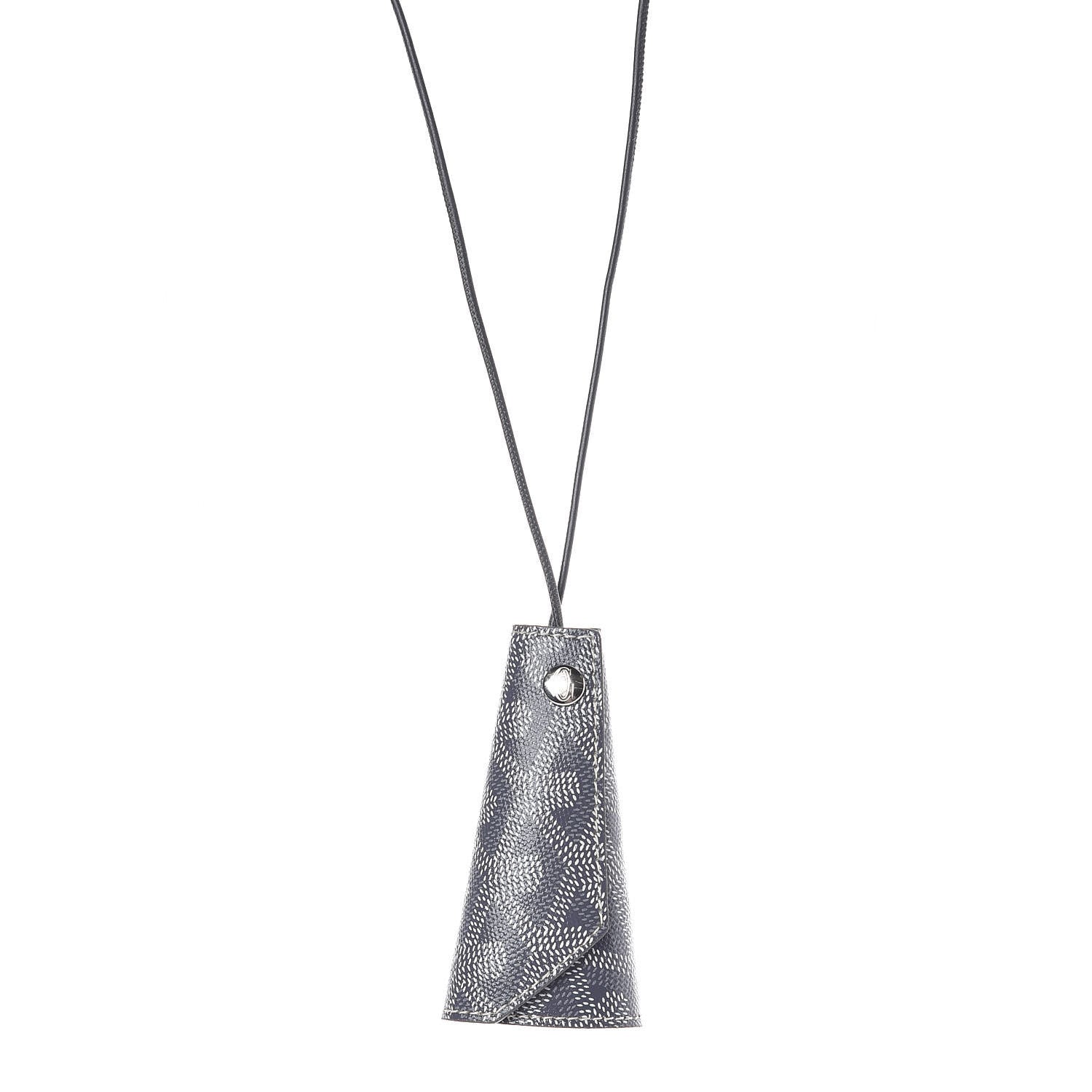 Goyard Goyardine Chambellan Bag Charm Grey 1 of 6