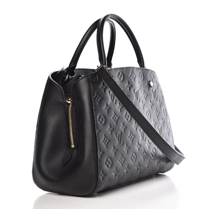 Louis Vuitton Empreinte Montaigne MM Black 3 of 10