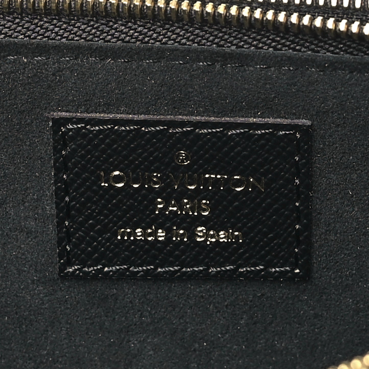 Monogram Giant Jungle Pochette Double Zip Black
