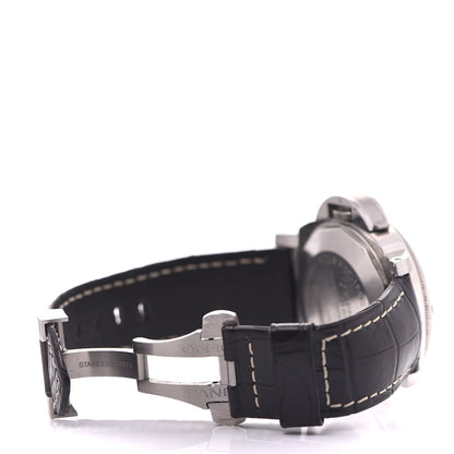 Panerai Stainless Steel Alligator 44mm Luminor Submersible Automatic Watch Black PAM00025 6 of 6