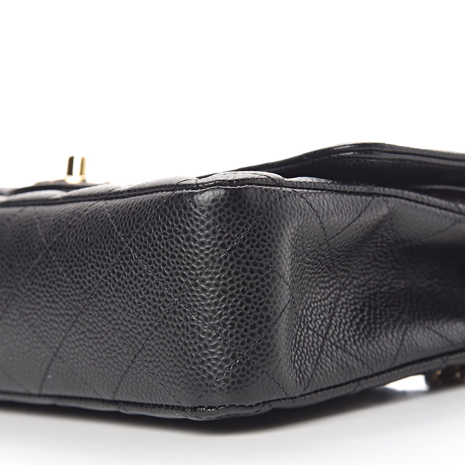 Chanel Caviar Quilted Medium Double Flap Black 10 of 11
