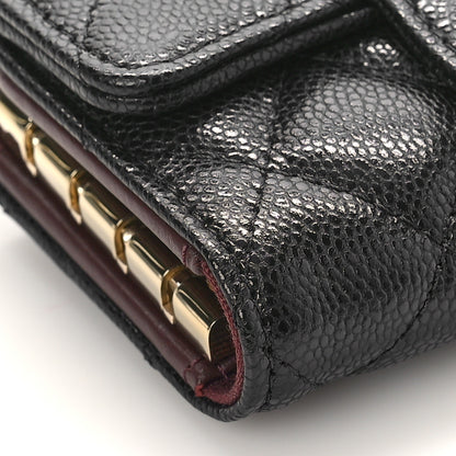 Chanel Caviar Quilted Classic 4 Key Holder Wallet Black 8 of 10