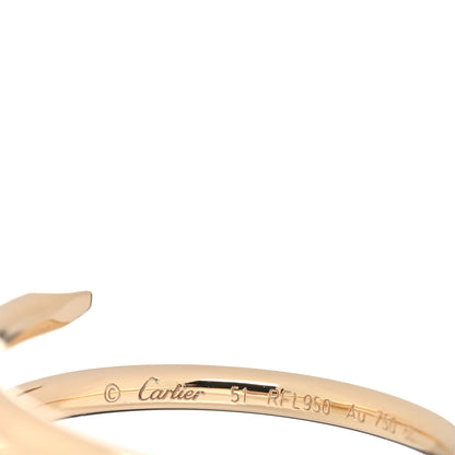 Cartier 18K Yellow Gold Small Juste Un Clou Ring 51 5.75 5 of 5