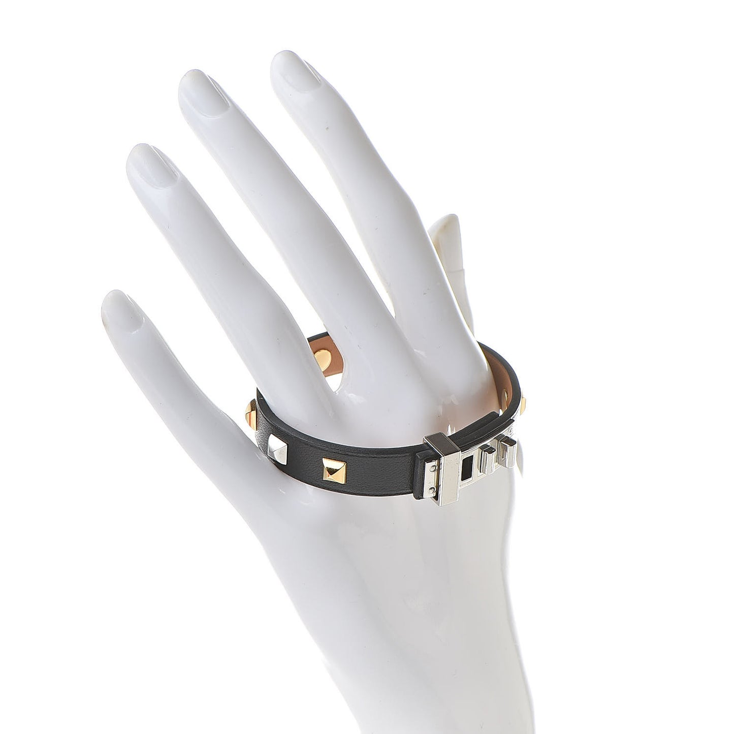 Swift Mini Dog Square Studded Bracelet T3 Black