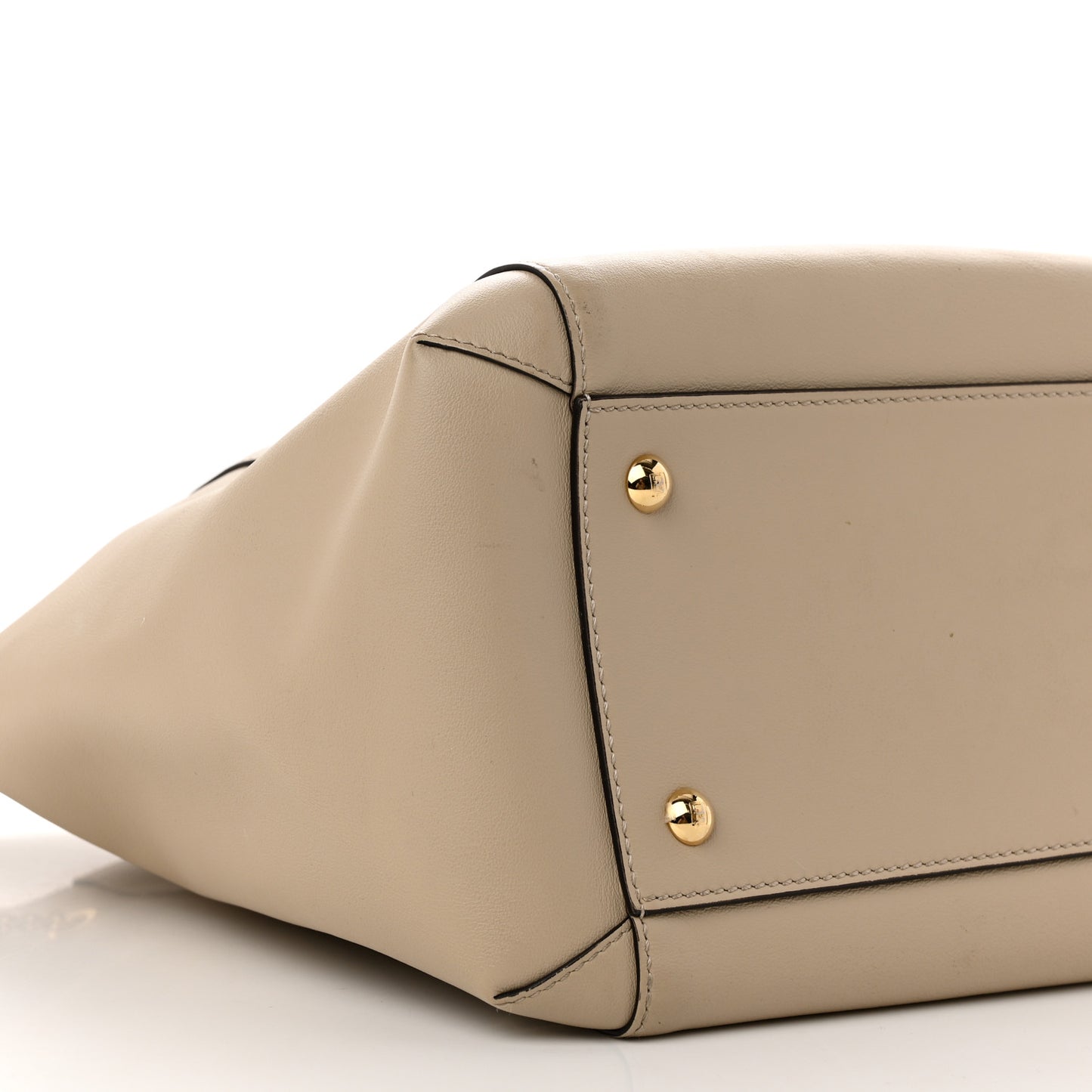 Vitello Grace King Karligraphy Chain Bucket Bag Nuvola Praline